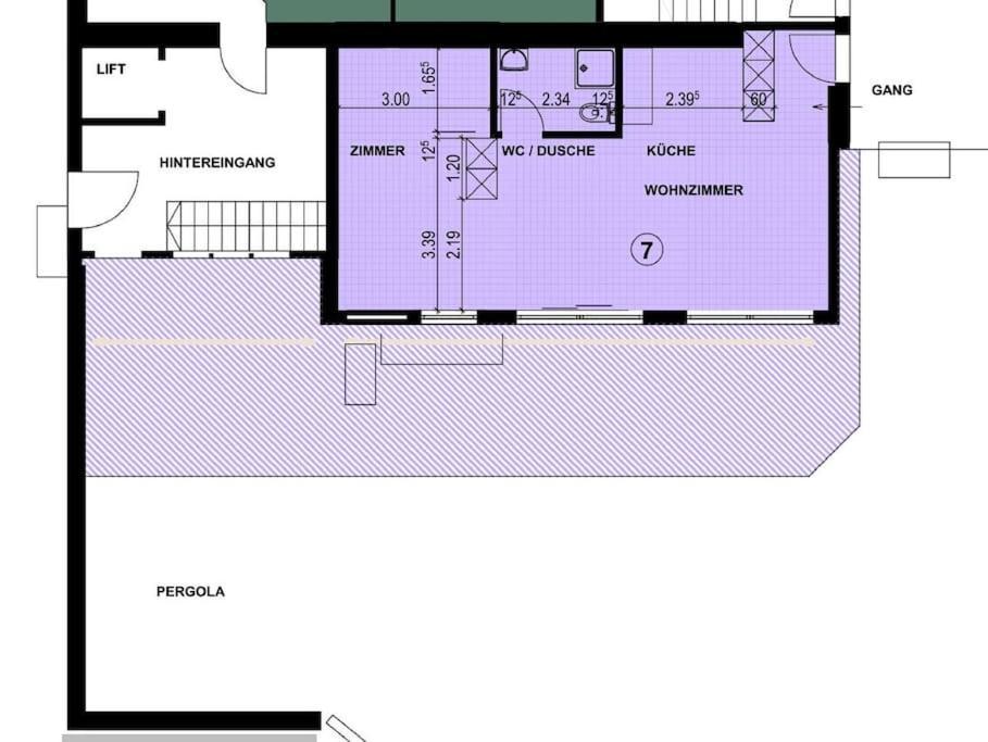 Schoene Ruhige Mit Sicht Auf Den Innenpark Appartement *